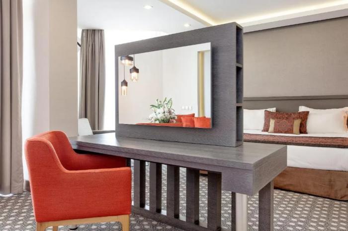 Salamis Bay Conti Resort Hotel & Casino Фамагуста Номер фото A room at the hotel