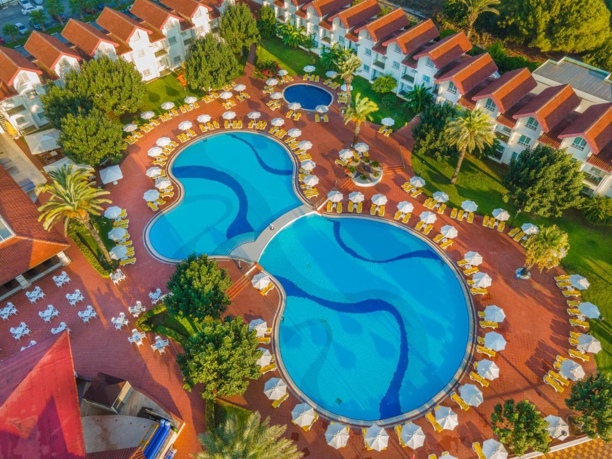 Salamis Bay Conti Resort Hotel & Casino Фамагуста Экстерьер фото Aerial view of the resort