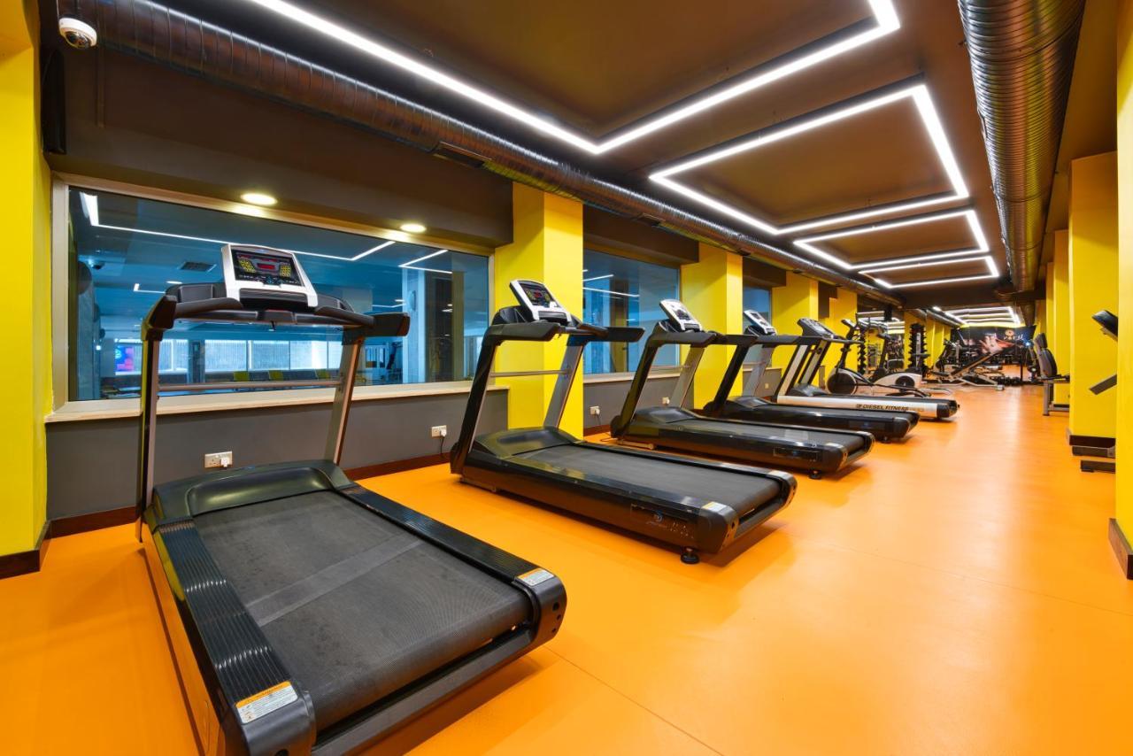 Salamis Bay Conti Resort Hotel & Casino Фамагуста Экстерьер фото The gym at the hotel
